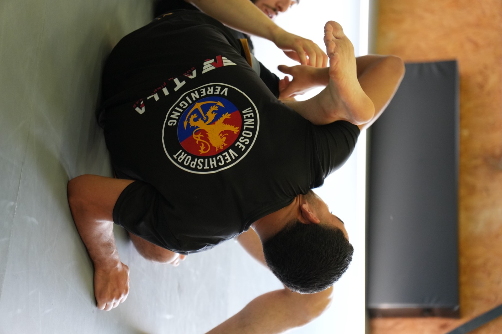 Jiu-jitsu training in de zaal